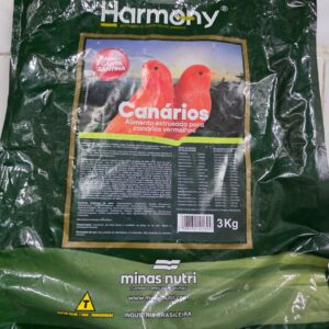 Harmony Birds Canários Vermelhos 3KG -Ração Extrusada Para Canários Vermelhos