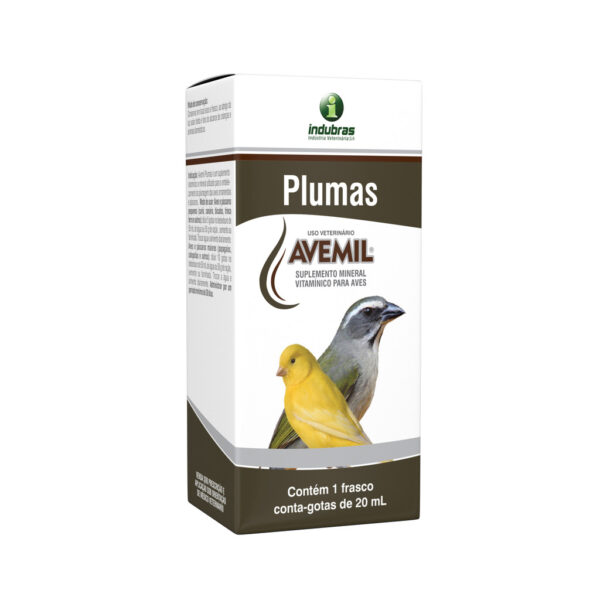 Suplemento Vitamínico Para Beleza Das Peanas Plumas 20ML Avemil