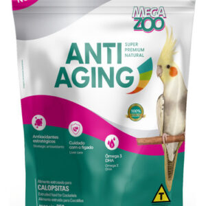 Megazoo Extrusada Anti Aging Calopsitas 350g