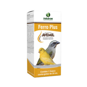 Vitamina Para Pássaros Ferro Plus Avemil  20ML