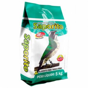 Alimento Para Pássaros Saporito Mix - 5,000 KG