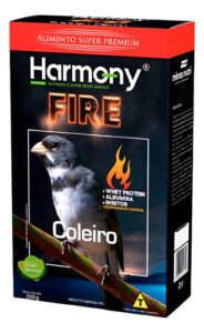 Alimento Extrusado Harmony Birds Coleiro Fire - 300g