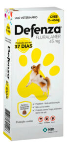 Defenza 45mg 2 A 4,5kg Anti Pulgas Carrapatos Sarnas