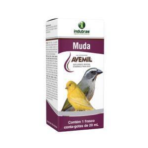Vitamina Para Pássaros Para Troca De Penas Muda 20ML Avemil