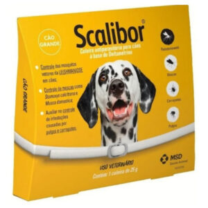 Scalibor 65cm Coleira Antiparasitária À Base De Deltametrina Para Cães Grandes
