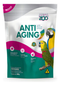 Megazoo Extrusada Anti Aging Papagaio 600g