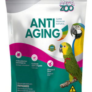 Megazoo Extrusada Anti Aging Papagaio 600g