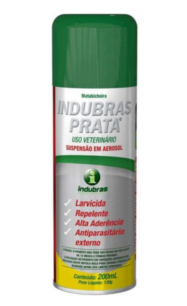 Mata Bicheira E Cicatrizante Prata Indubras 200ml