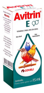 Avitrin E 15 Ml Vitamina Para Passáros Em Reprodução