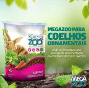 Megazoo Extrusada Coelhos Ornamentais 500GR