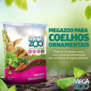 Megazoo Extrusada Coelhos Ornamentais 500GR